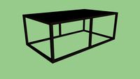 Crate & Barrel Baden Small Coffee Table