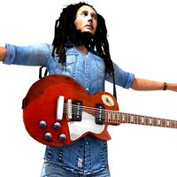 Bob Marley With Guitar3d model