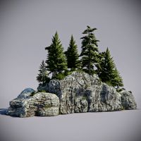 FOREST ROCK 013d model