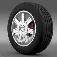 Cadillac Escalade awd 2012 wheel3d model