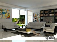 Living room 153d model