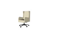 Upholstered Wingback Office Chair