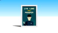 Quadro Star Trek Live Long And Prosper] (1,06 x 0,80)