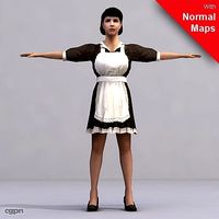 WWom0003-FBX/ Rigged Models for Motionbuilder 7.03d model