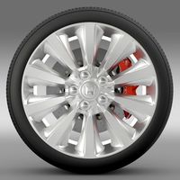 Honda Legend Hybrid wheel 20153d model