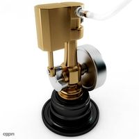 Minature Wobble Steam Engine3d model