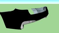 BMW M5 G30 Rear Bumper Stock A Carbon