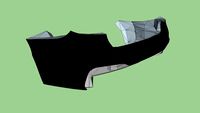 BMW M5 G30 Rear Bumper Stock B Carbon