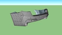 BMW M5 G30 Rear Bumper Stock B