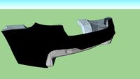 BMW M5 G30 Rear Bumper Stock C Carbon