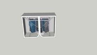 Secadora de roupas com thermo aquecedor