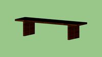 Crate & Barrel Monarch Solid Wood Coffee Table