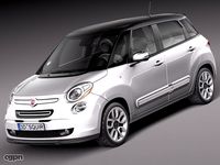 Fiat 500l US Version 20143d model