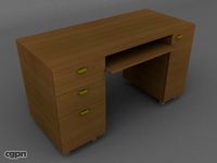 Desk 13d model