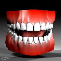 Human Mouth3d model