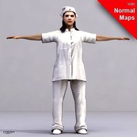 WWom0004-FBX/ Rigged Models for Motionbuilder 7.03d model