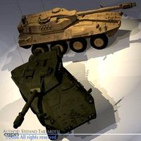Centauro B1 tank destroyer3d model