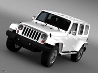 Jeep Wrangler Unlimited ENVI3d model