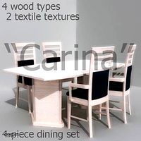 Dining set3d model