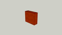 CORTEN STEEL Planter // Bac en acier Corten - serie 1 - 900x300x800