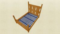 cama simple, simple bed