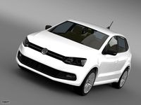 Volkswagen Polo BlueGT 5d 20143d model