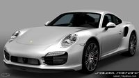 Porsche 911 Turbo 2014 + INTERIOR3d model