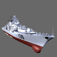 Chinese Navy Modern Destroyers 1393d model