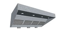 Smartvent 2000mm kitchen canopy
