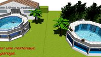 Piscine sur pilotis