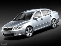 Skoda Octavia 2009 sedan3d model