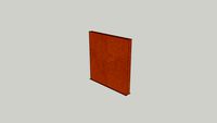 cortensteel wall // Mur corten 2000x2000x250