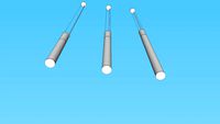 Sequence Outdoor Pendants – 8' Diameter Canopy – Visa Lighting