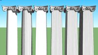Ionic columns and pilasters (ионическе колонны и пилястры)