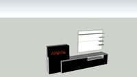 Home innovation- Moderne Wohnwand, TV-Lowboard
