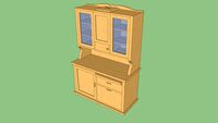 Victorian Kitchen Hoosier Cabinet With Flour Bin
