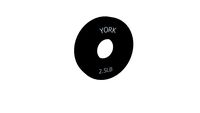 York Standard Olympic Plate 2.5 LBs