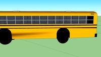 School Bus interior design template