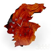 Часы дерево