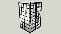 Oversized Industrial Glass Shower
