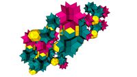 rhombic hexecontahedron and rhombic triacontahedron