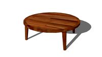 NOUMEA Table basse de jardin ronde en acacia massif REF 165977 PRIX 170.00