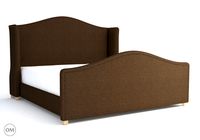 Athena king size bed 5008k Brown