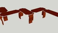 cabriole lukens leg, foot , pied , fub , pé , фут , ayak