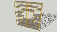 Hollywood Regency Shelves