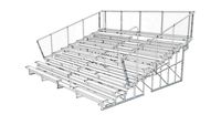 24ft. 10 Row Aluminum Bleachers - Midfielder Series
