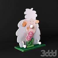 декор "овечка"