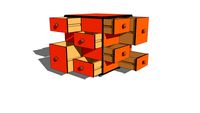 'Cubotto' dresser by Cini Boeri