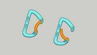 mousqueton, carabiner