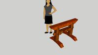 Timber frame sawhorse